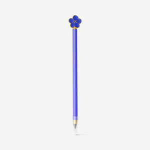Everlastning pencil - Blue flower