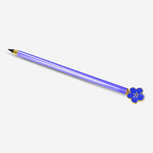 Everlastning pencil - Blue flower