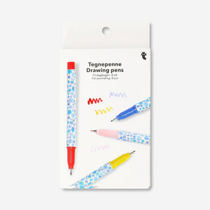 Floral drawing pens for journaling - 8 pcs