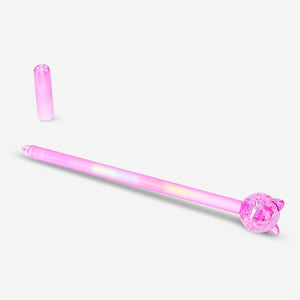 Multi-coloured gel pen - Purple cat topper