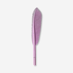 Ballpoint pen - Pink feather