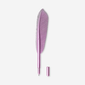 Ballpoint pen - Pink feather