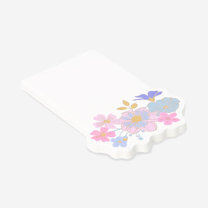 Floral sticky memos