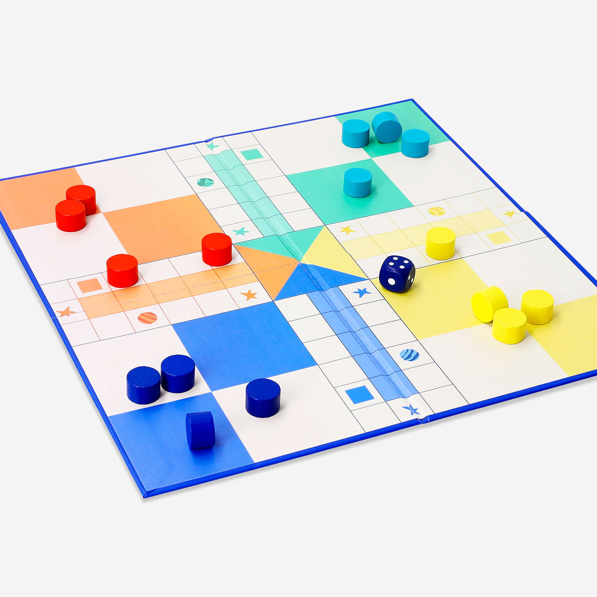 Karton Ludo Oyunu seti