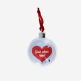 DIY Christmas bauble with picture 