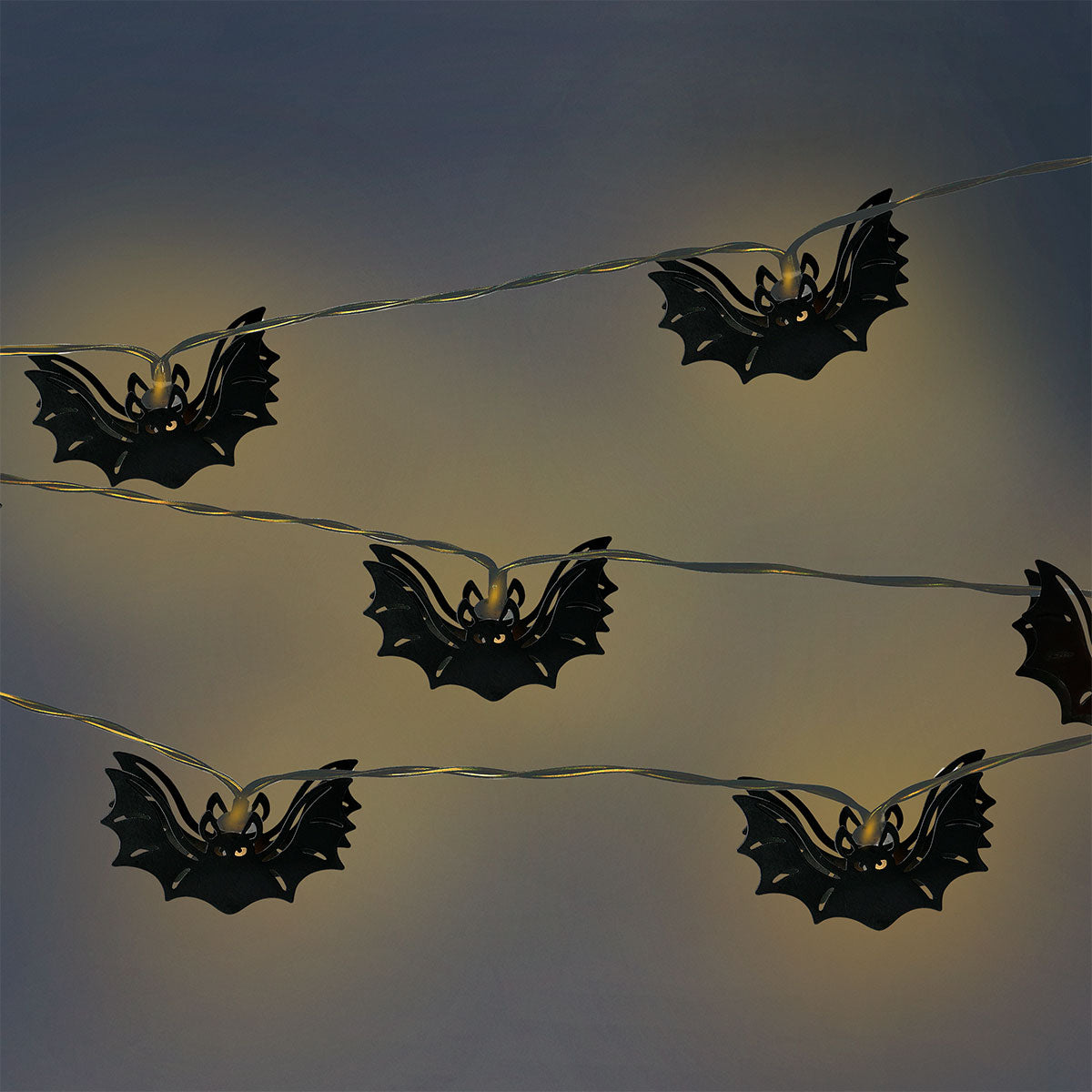 String lights - Black bats