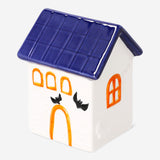 Decorative ceramic Halloween house - 13 cm