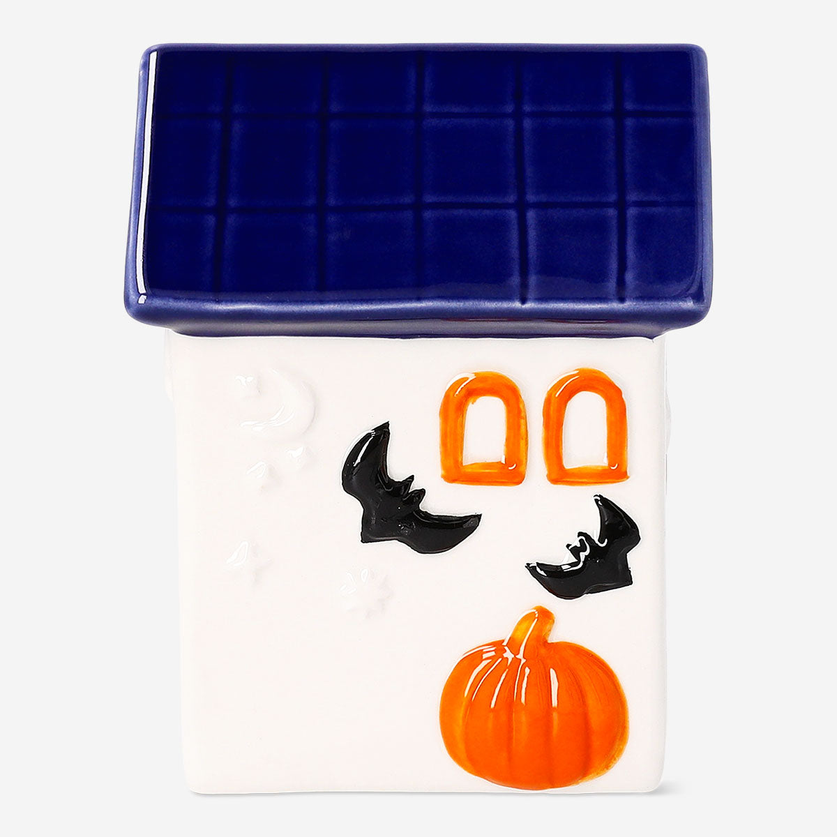 Decorative ceramic Halloween house - 13 cm
