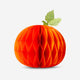 Honeycomb paper pumpkin decorations - 2 pcs