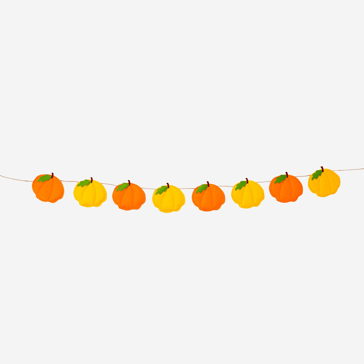 Felt pumpkin garland - 300 cm