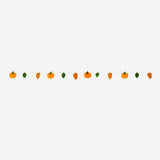 Felt garland with pumpkins - 300 cm