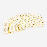 Napkins with autumn print and scalloped edges - 16 pcs
