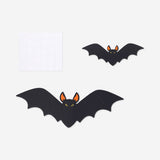 Decorative cardboard bats - 20 pcs