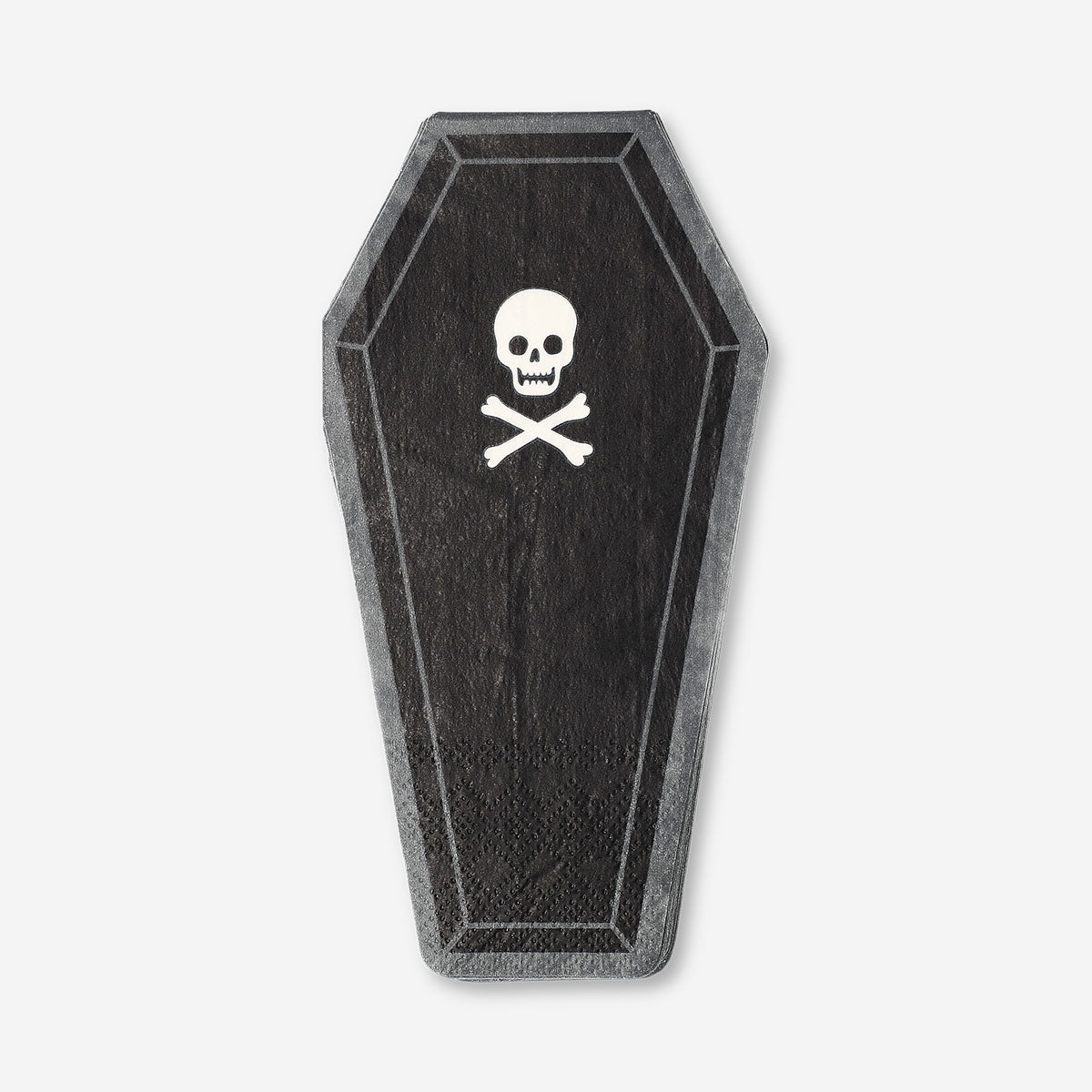 Napkins as black coffin - 16 pcs