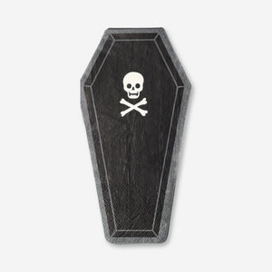 Napkins as black coffin - 16 pcs