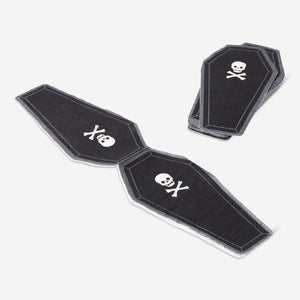 Napkins as black coffin - 16 pcs