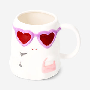Ghost mug with sunglasses - 400 ml