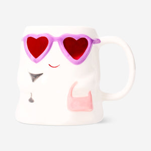 Ghost mug with sunglasses - 400 ml
