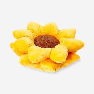 Yellow sunflower cushion - 39 cm