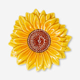 Ceramic sunflower dish - 10 cm