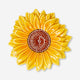 Ceramic sunflower dish - 10 cm