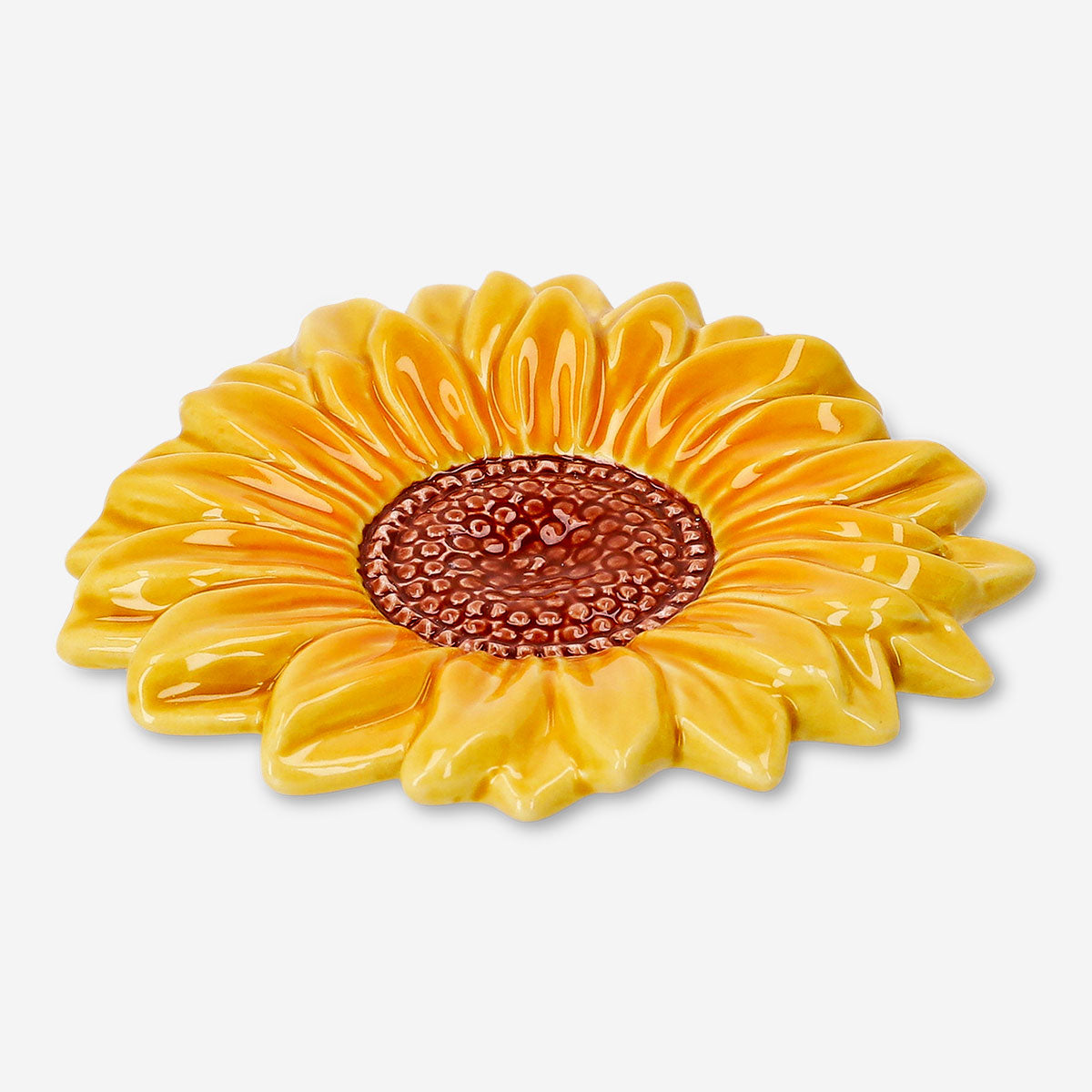 Ceramic sunflower dish - 10 cm