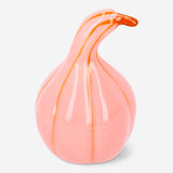 Pink decorative pumpkin - 8 cm