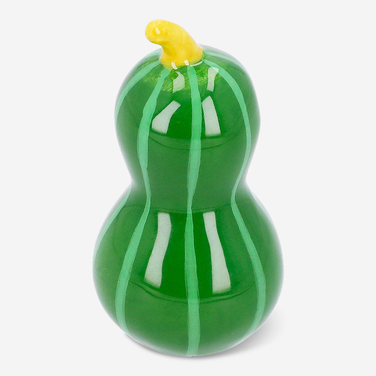 Green decorative pumpkin - 7 cm