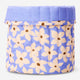 Textile storage basket with floral print - 25 cm