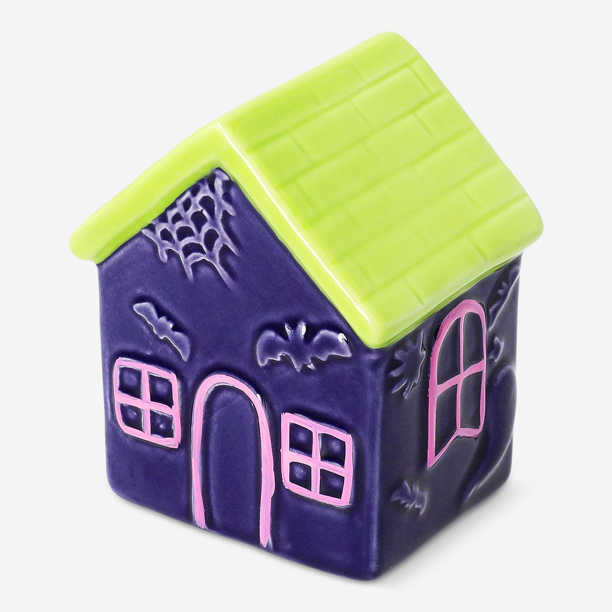 Decorative ceramic Halloween house - 10 cm