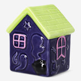 Decorative ceramic Halloween house - 10 cm