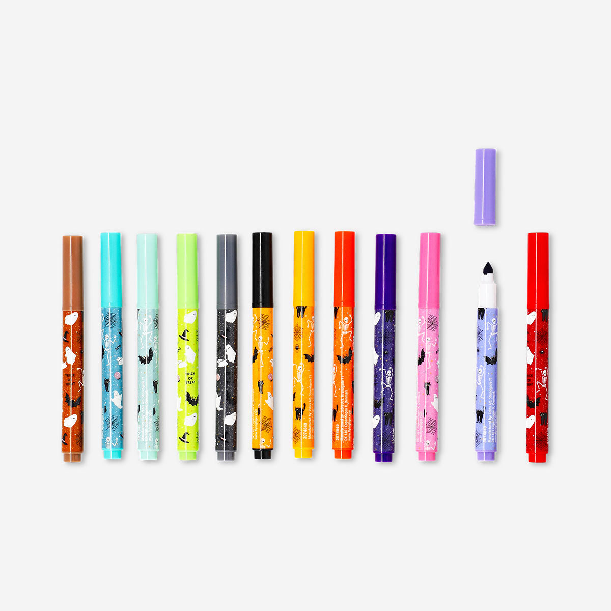 Halloween themed markers - 12 pcs