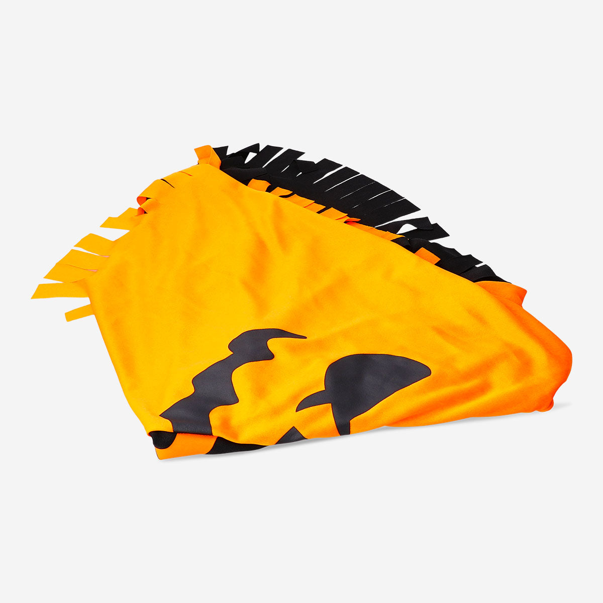 Cape wtih pumpkin in black and orange - 4 to 8 years