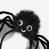 Black spider costume hairband - For adults