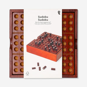 15 Parçalı Ahşap Sudoku Oyunu