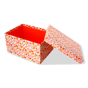 Storage box with autumn leaves - 28x20 cm