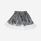 Skirt with silver metallic effect - 4 to 8 years