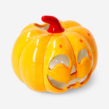 LED pumpkin candle holder - 14 cm