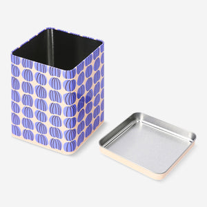 Storage tin with pumpkin print - 13 cm
