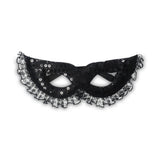 Black lace party glasses - For adults