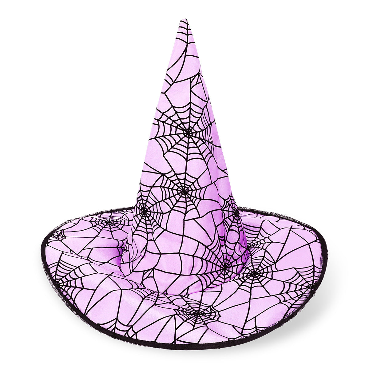 Witch's hat with spiderweb - For adults