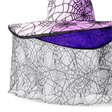 Witch's hat with spiderweb - For adults