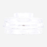 Transparent candle and tealight holder - 7 cm