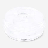 Transparent candle and tealight holder - 7 cm