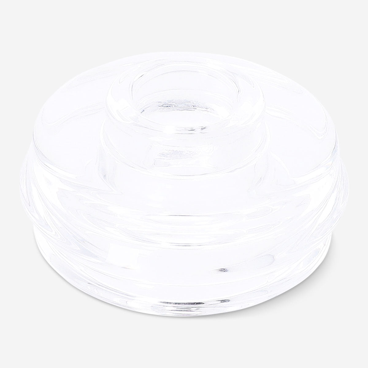 Transparent candle and tealight holder - 7 cm