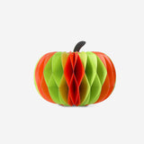 Honeycomb paper pumpkins table decorations - 2 pcs