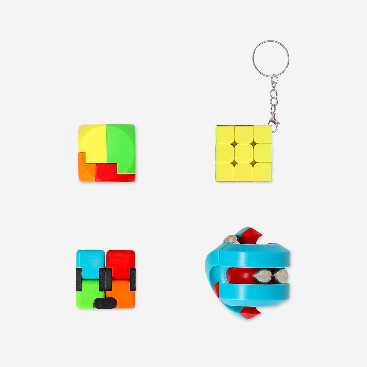 Set of IQ puzzles - 4 pcs