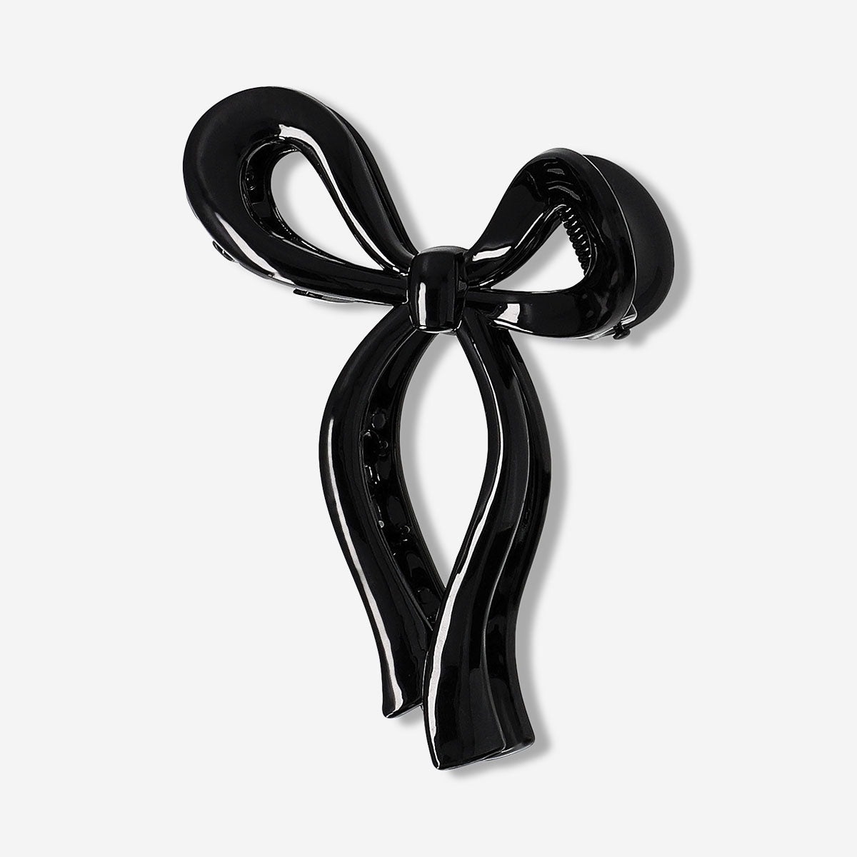 Black bow hairclip