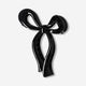 Black bow hairclip