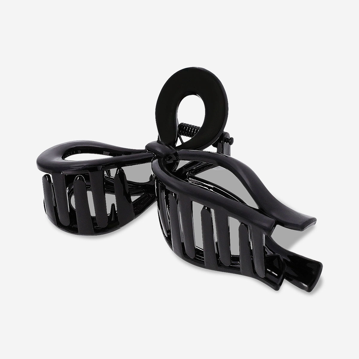 Black bow hairclip